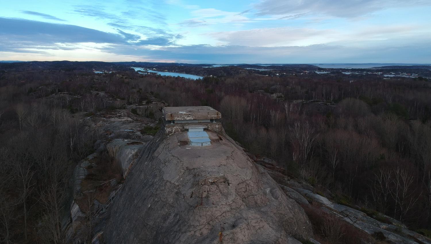 Torås fort fra fugleperspektiv