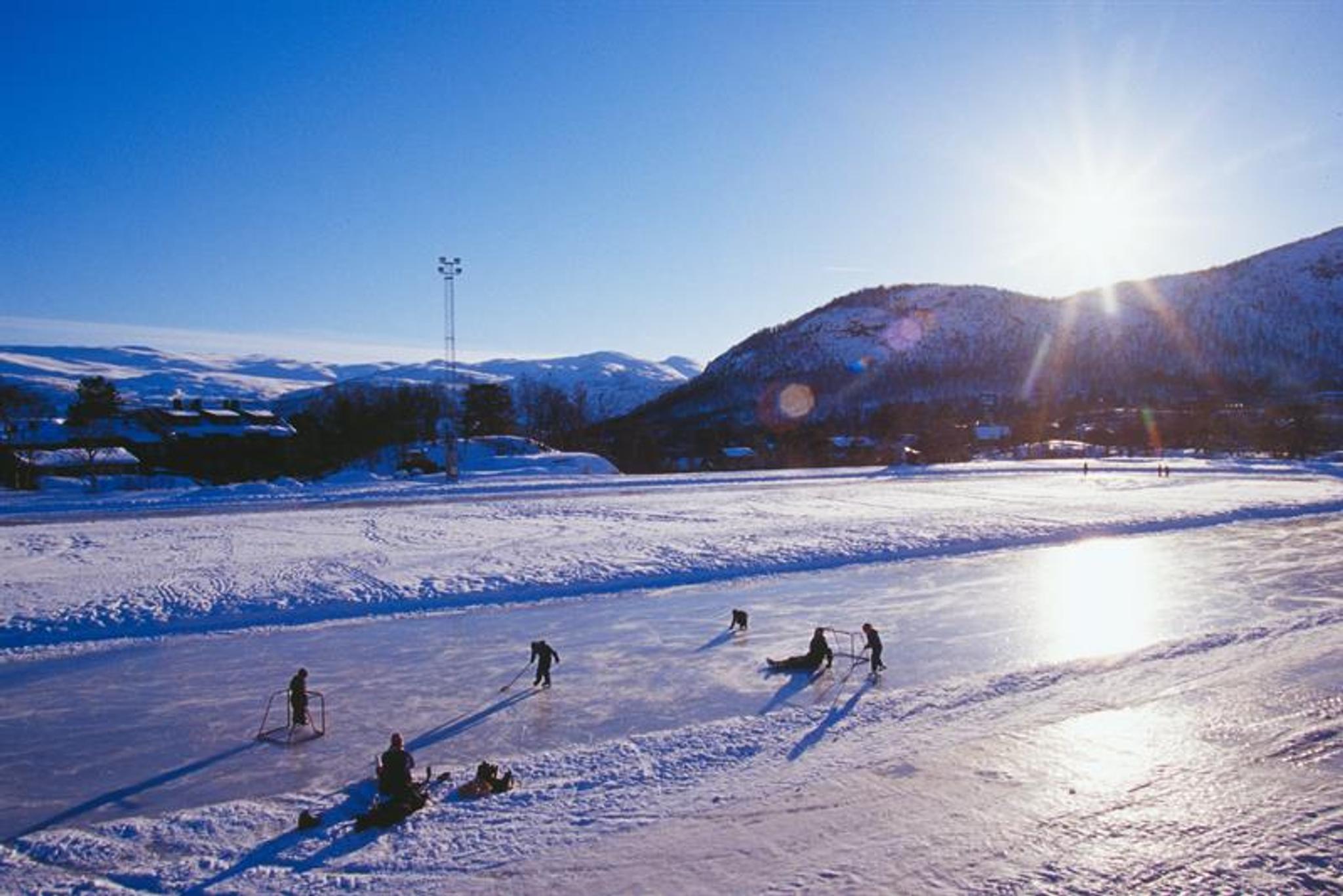 Skøytebane på Hovden