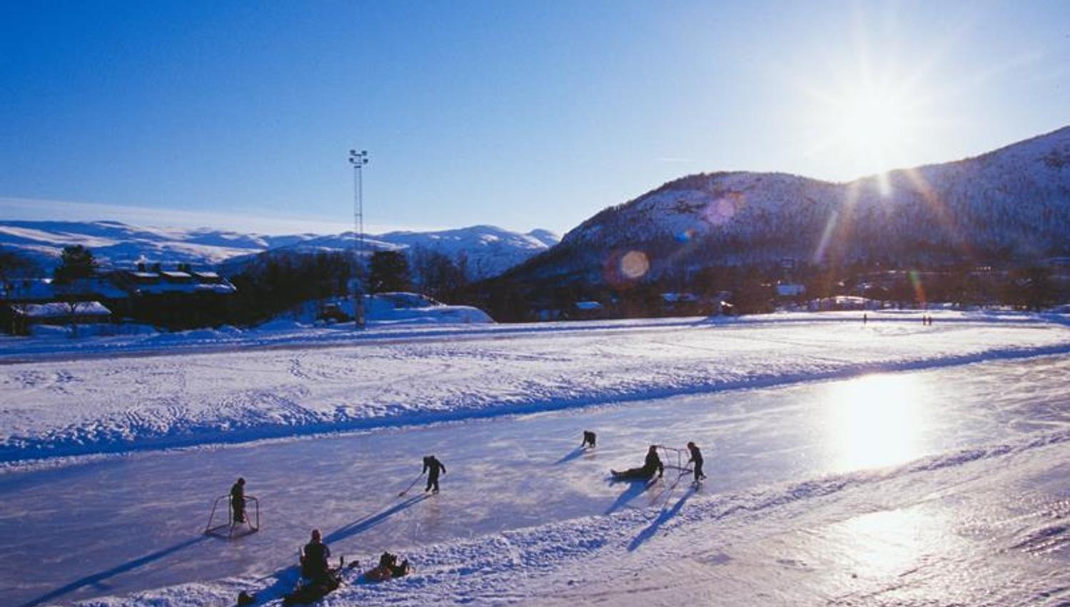Skøytebane på Hovden