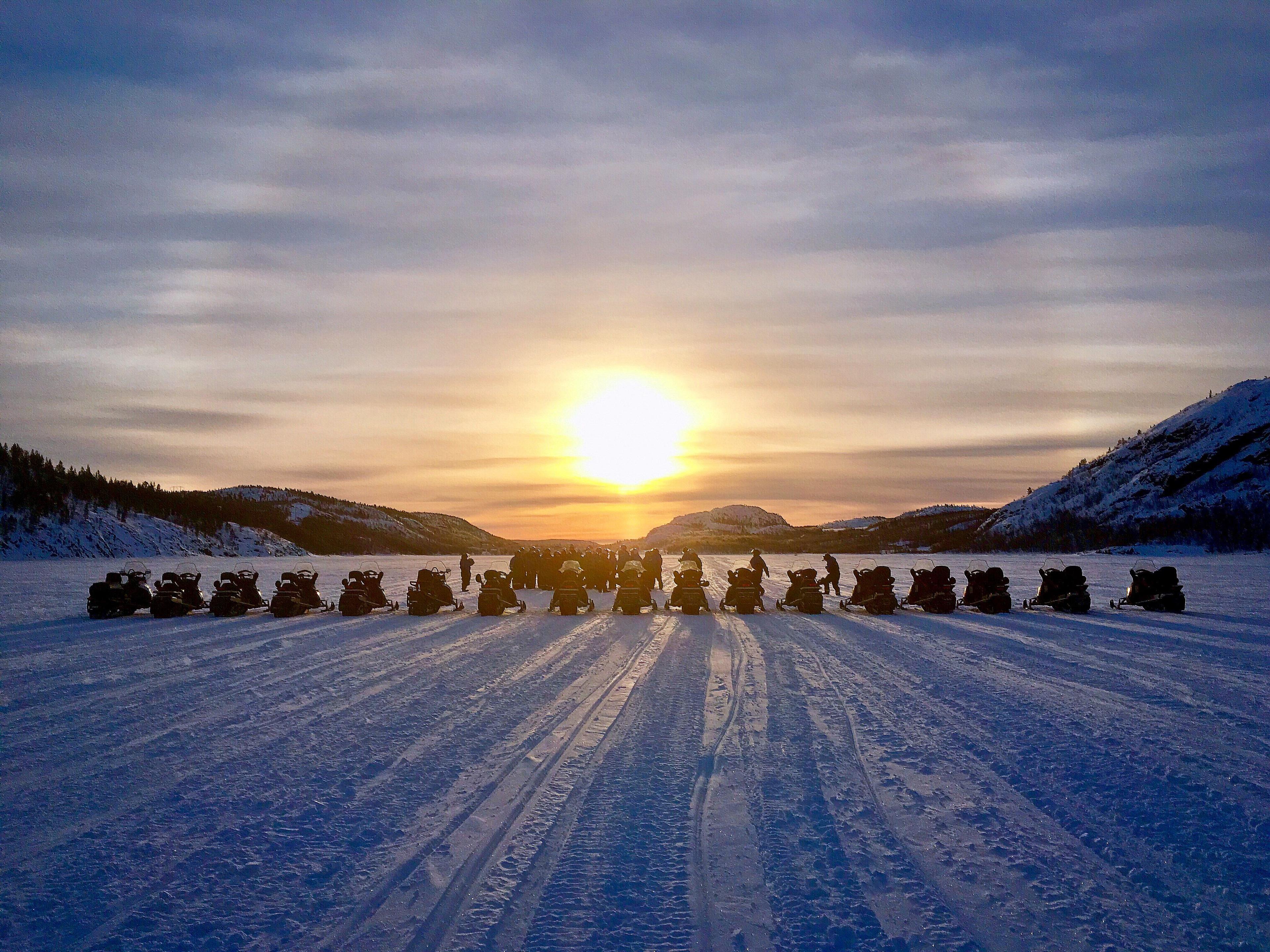 Snowmobile safari Kirkenes with Barents Safari