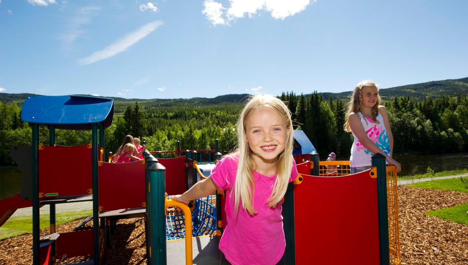 Utendørs lekepark