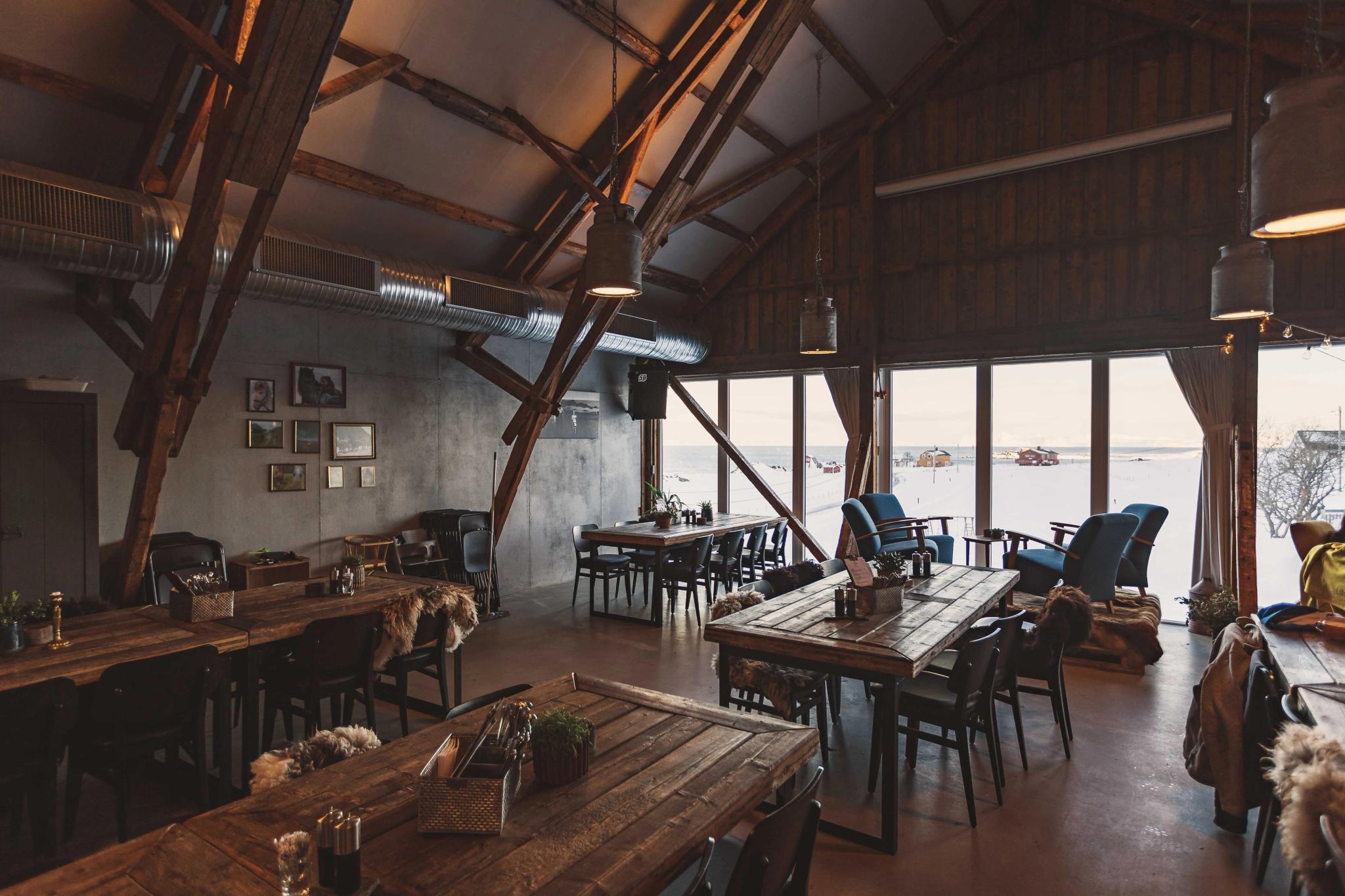 Restauranten har en unik atmosfære