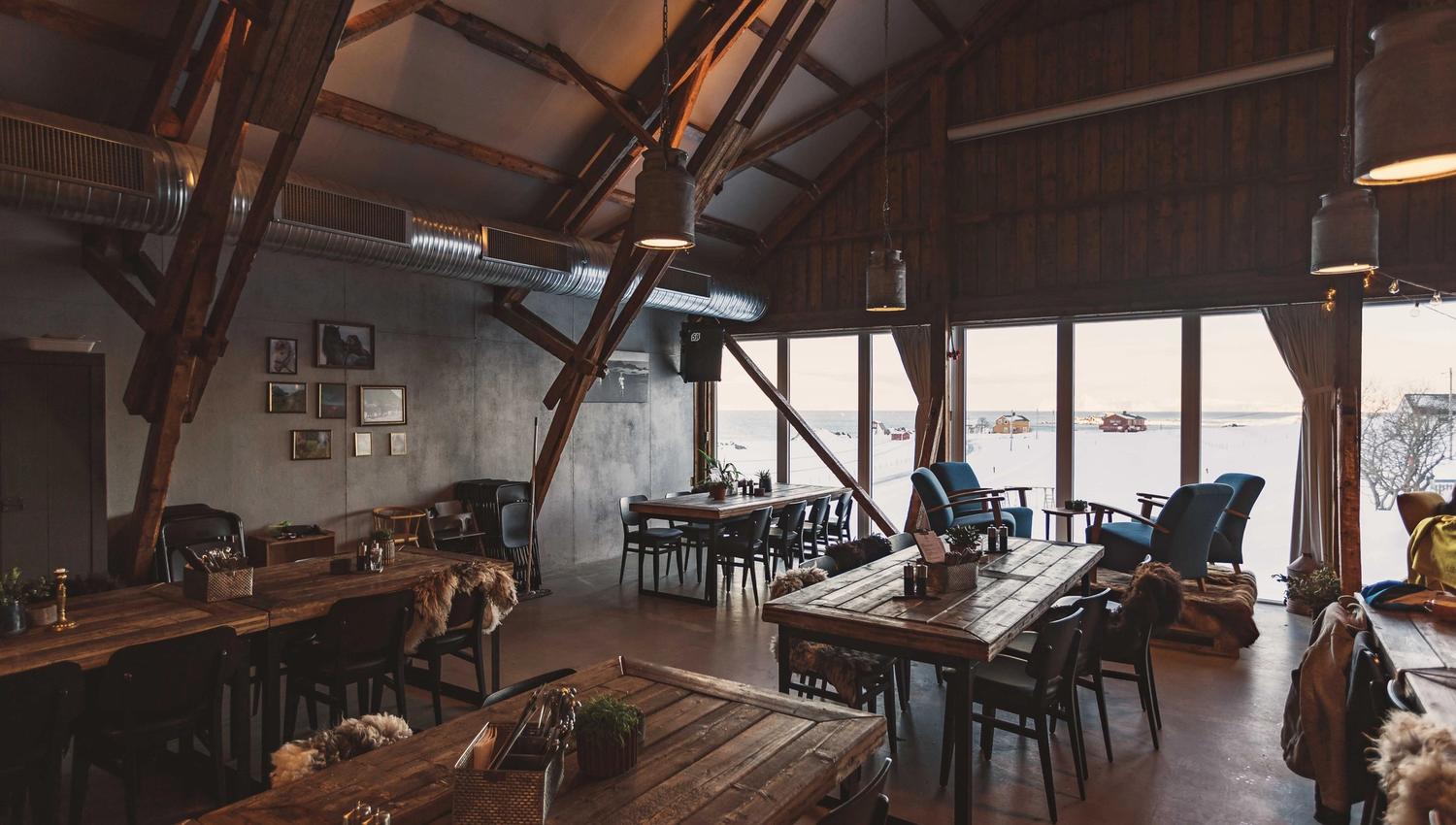 Restauranten har en unik atmosfære
