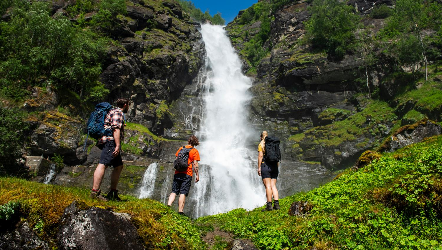 Vandretur til fossefall & Stegastein Utsiktspunkt