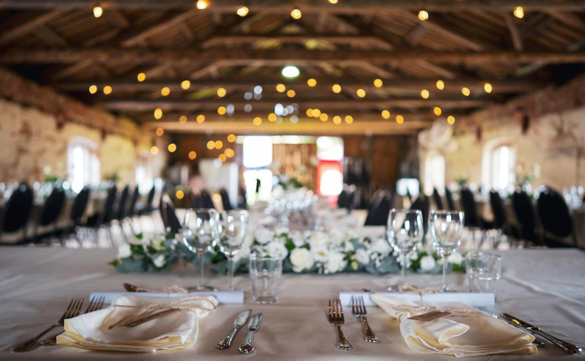 Wedding decorated table  