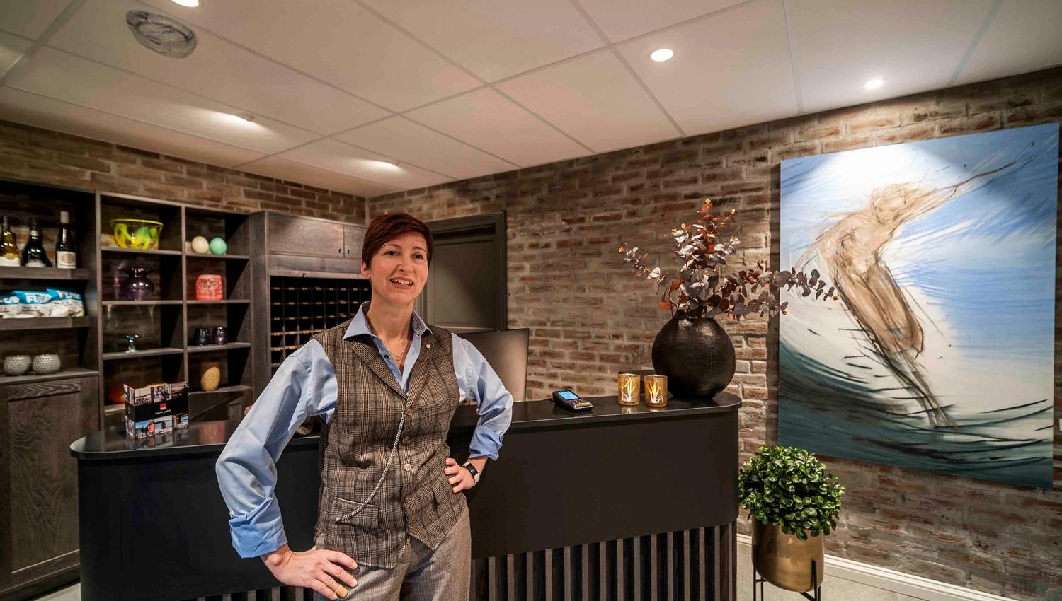 The hotel manager Hanna Stenberg