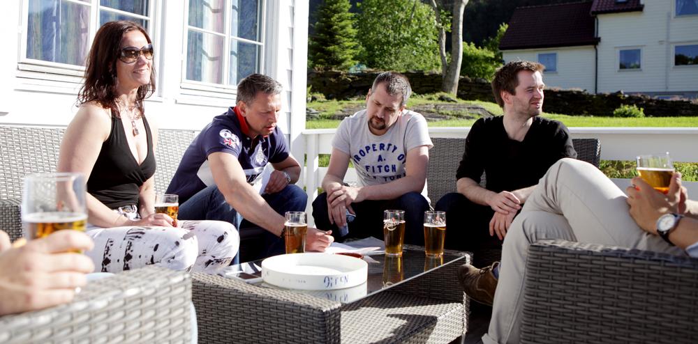 Fjordslottet hotell terrasse