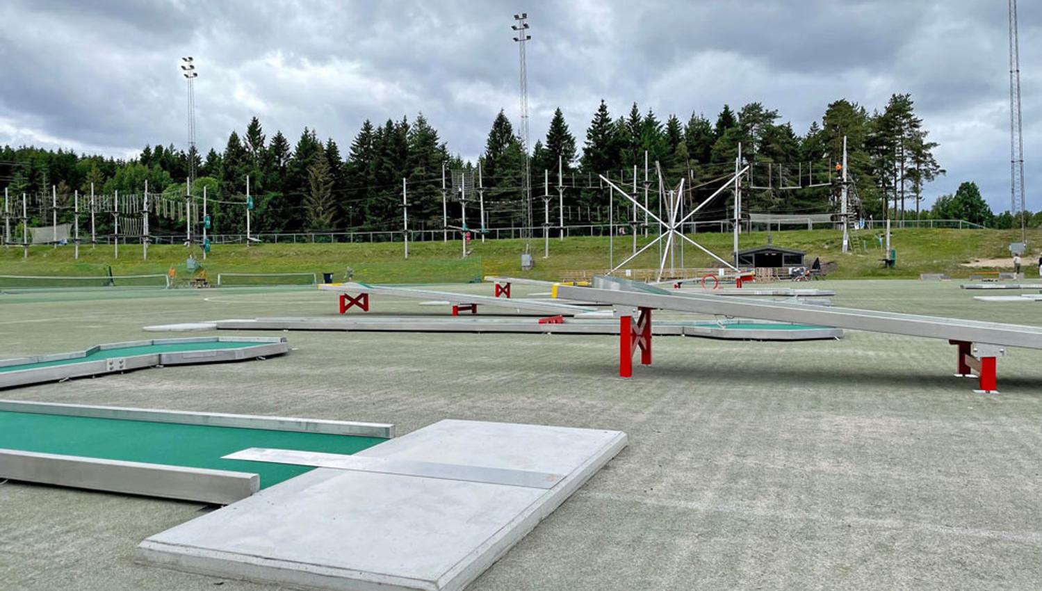 mini golf at Skien leisure park