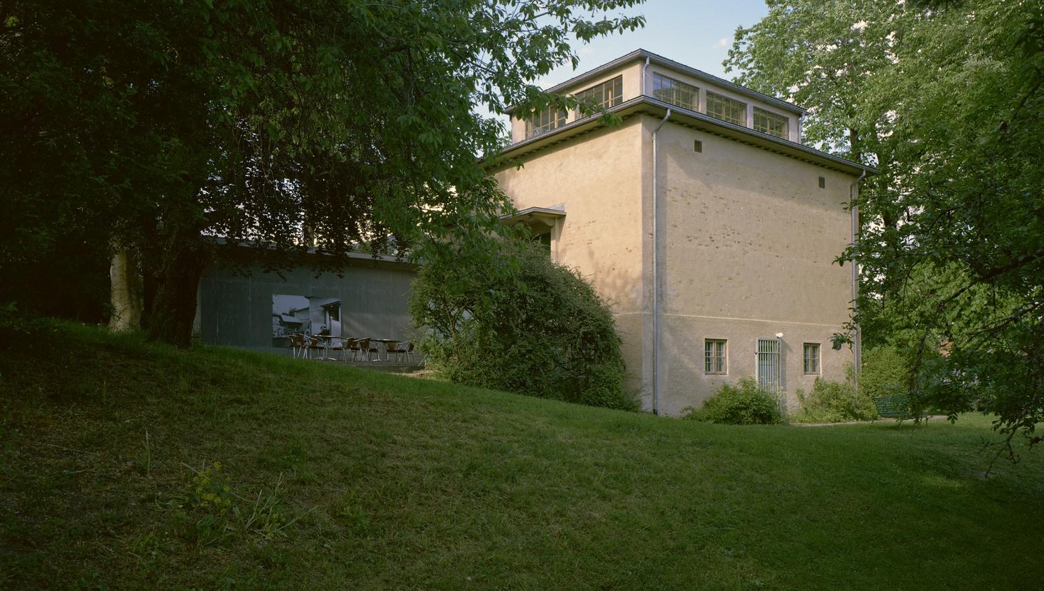 Facade surrounded by trees