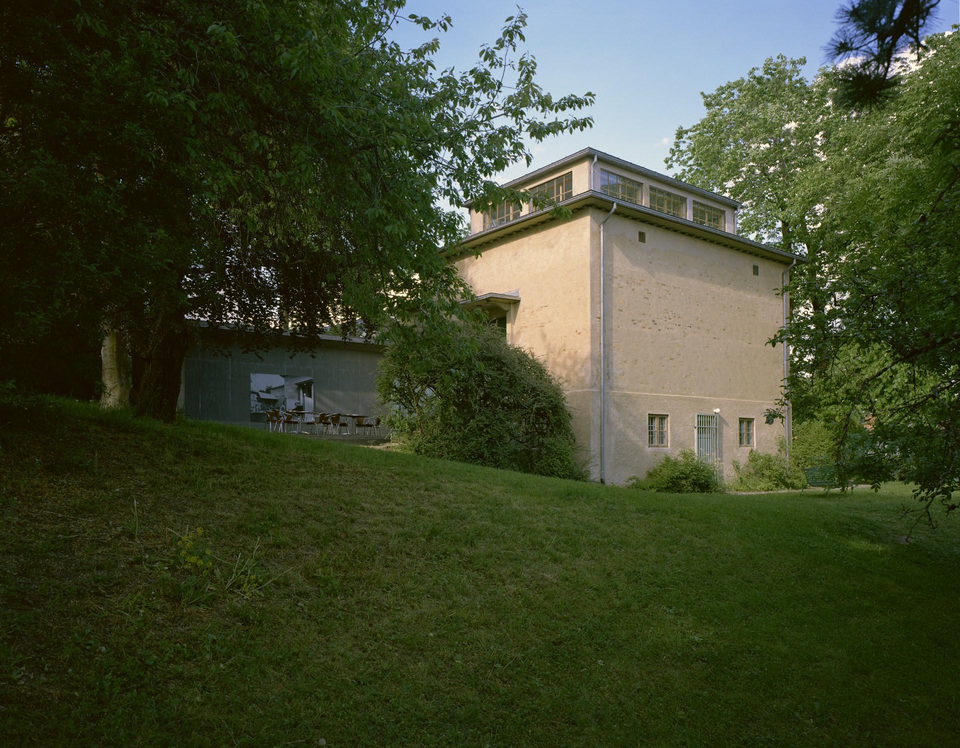 Facade surrounded by trees