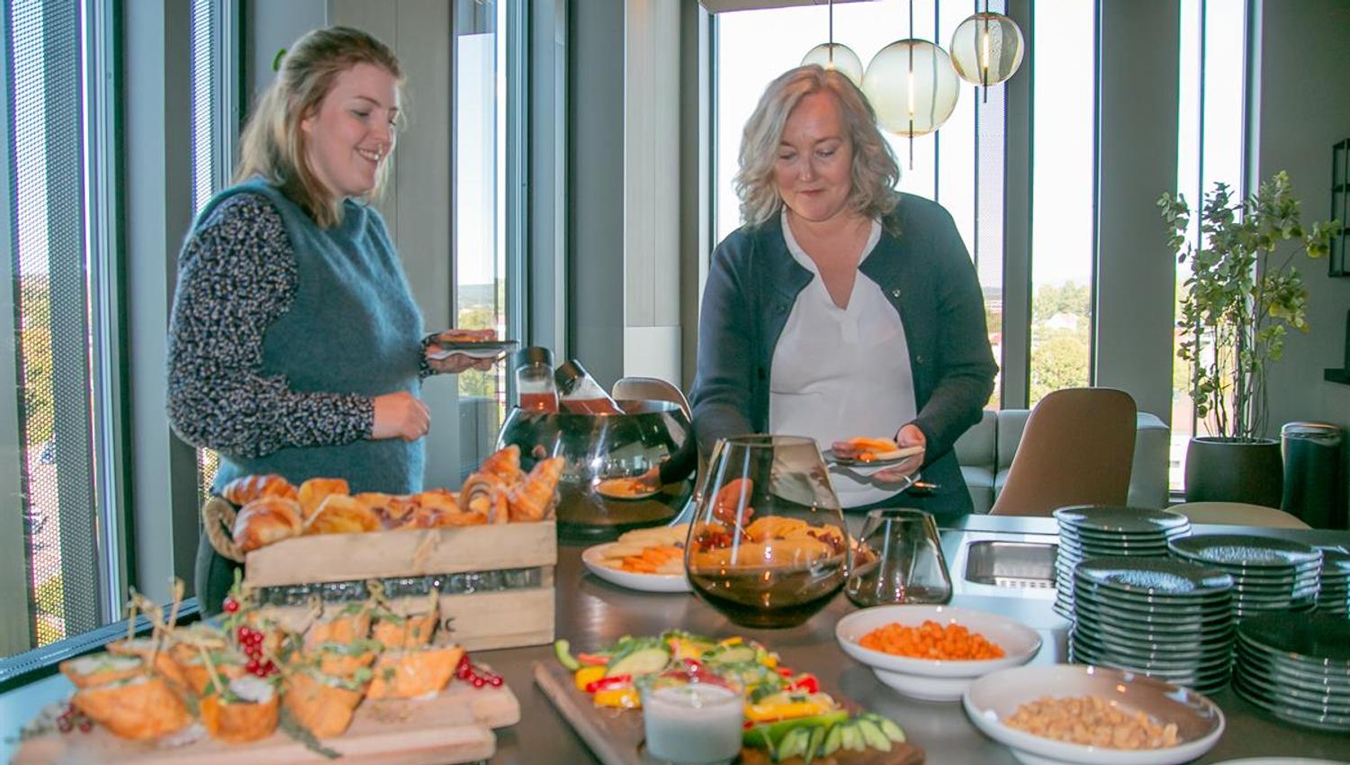 Frokost buffet på Scandic Hamar
