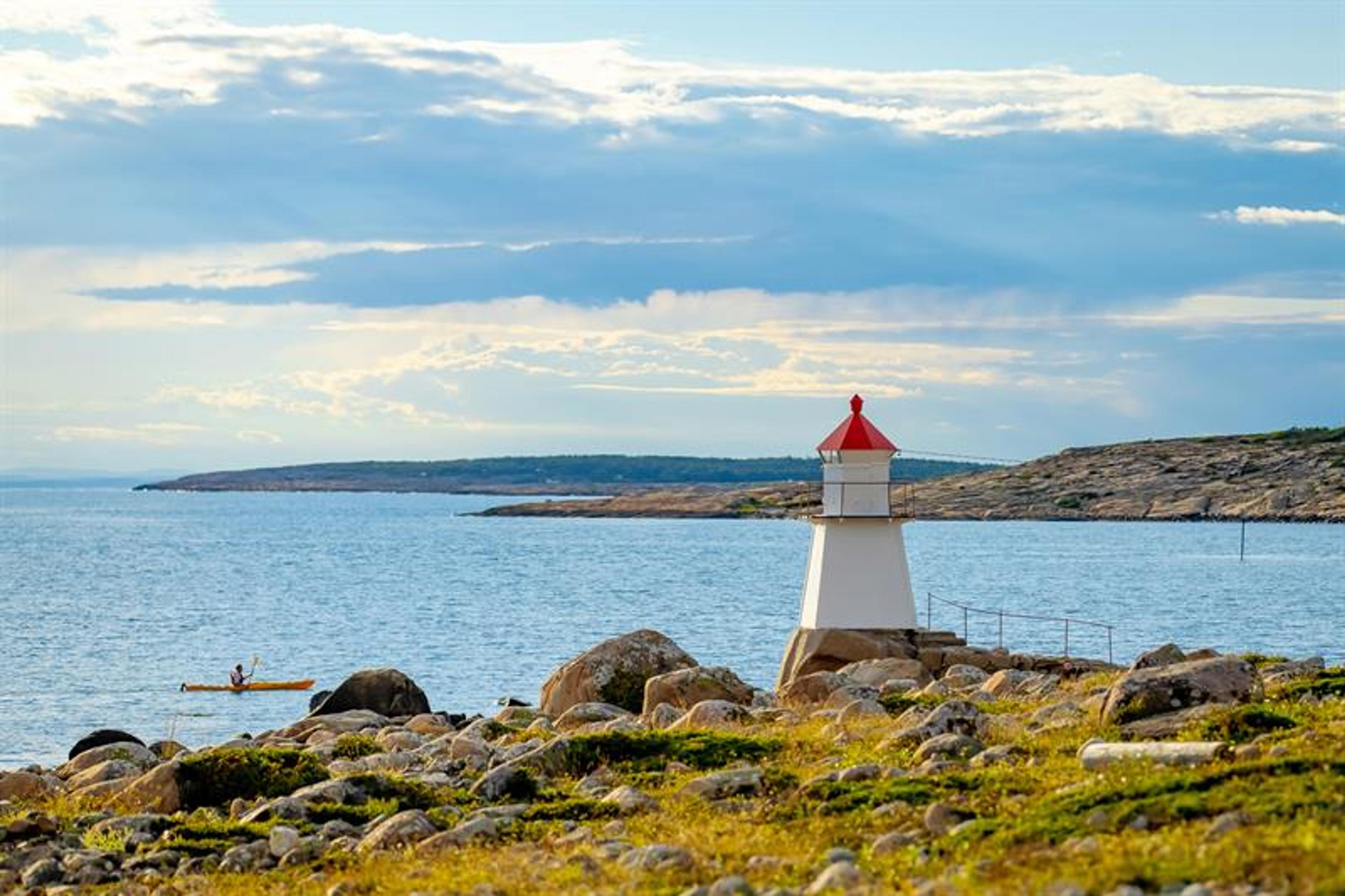 Pikesten lighthouse in Ytre Hvaler National Park
