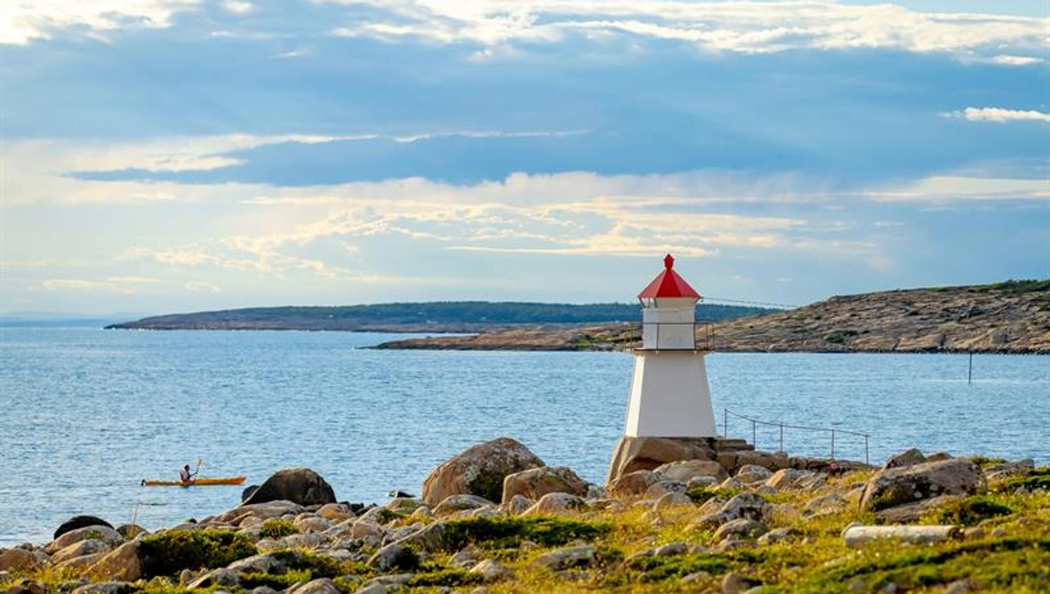 Pikesten lighthouse in Ytre Hvaler National Park