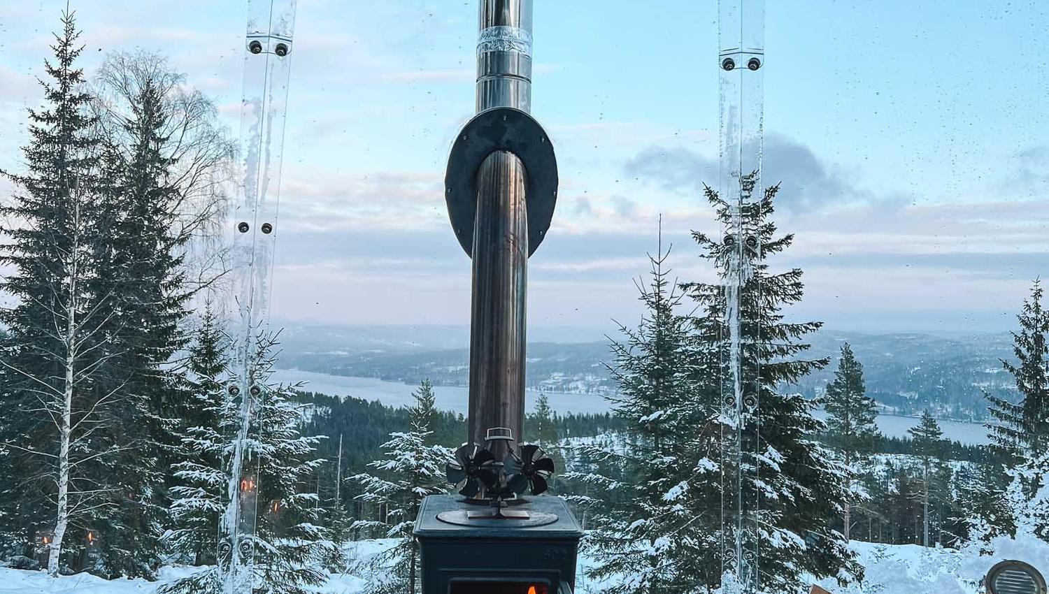 Vedovnen varmer godt om vinteren