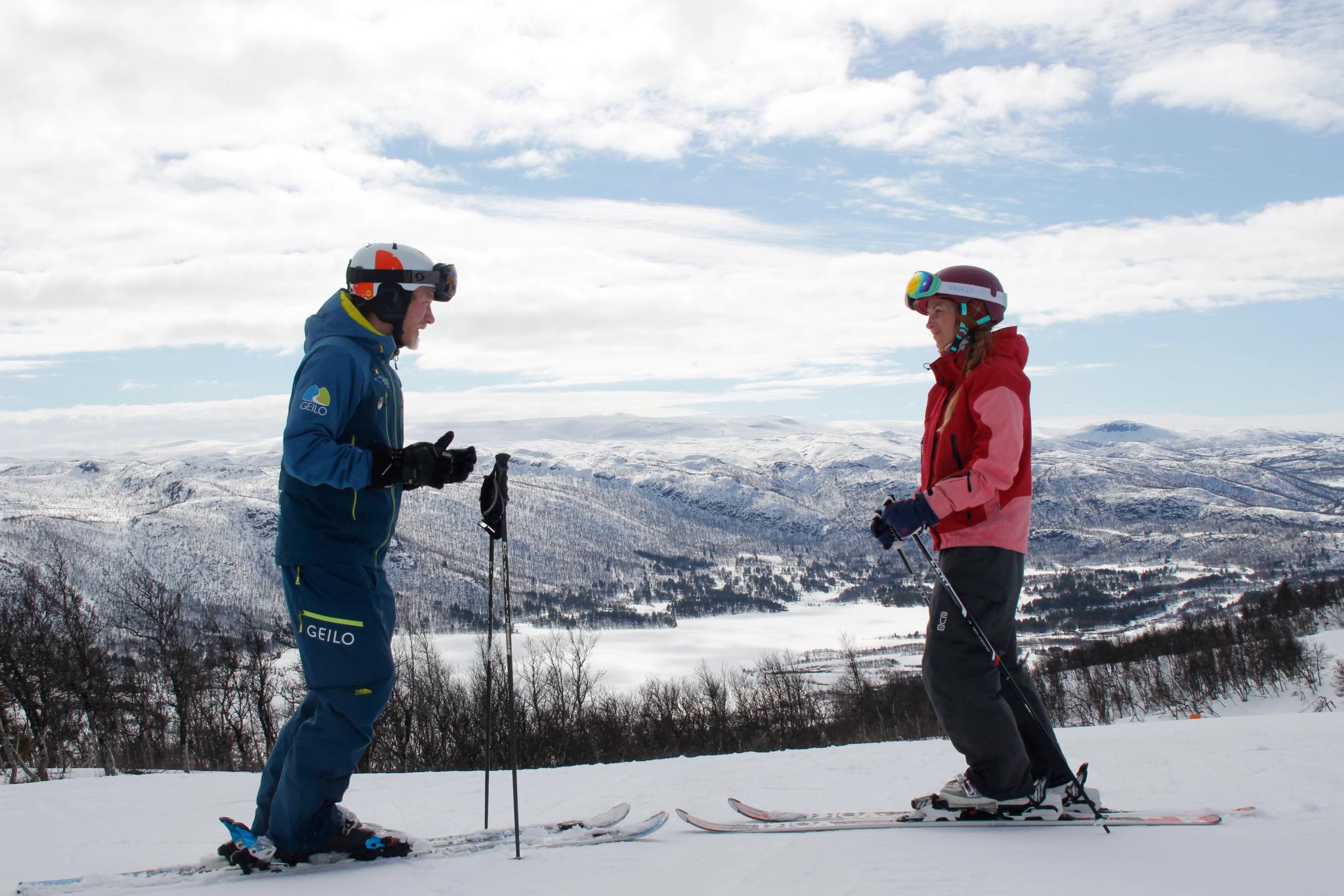 Privat skiinstruksjon