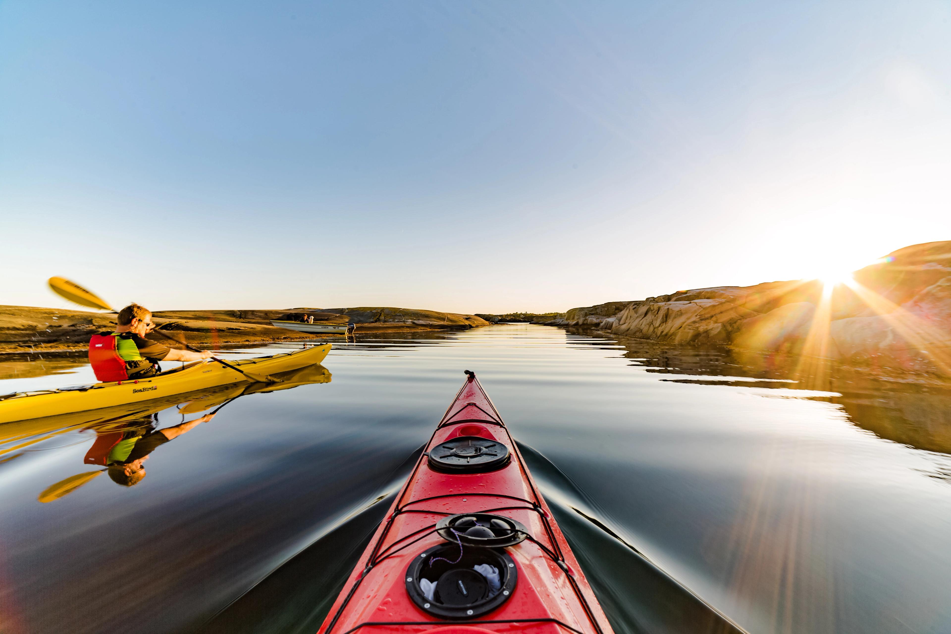 Paddling in Kragerø