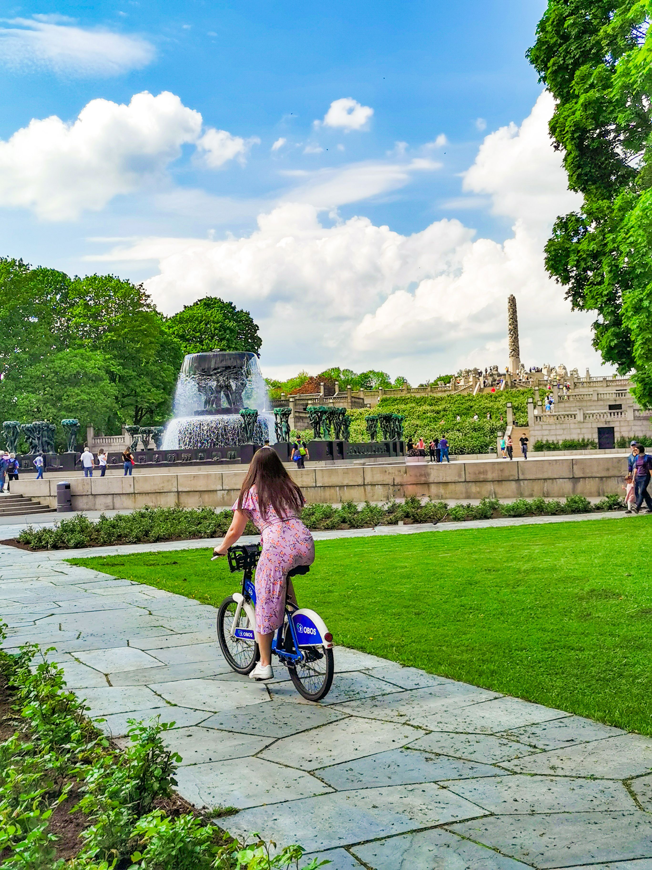 Sykling på St. Hanshaugen.