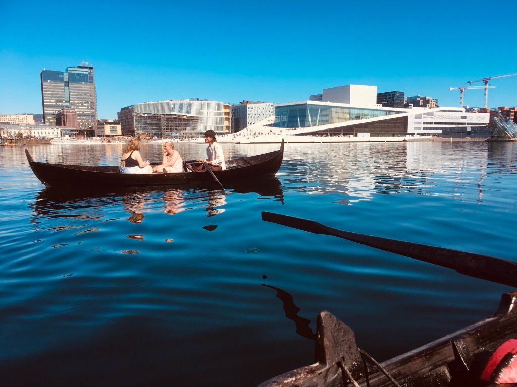 Rowing on the Oslo Fjord