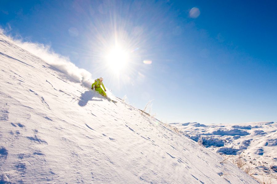 alpinkjøring på Haukelifjell skisenter