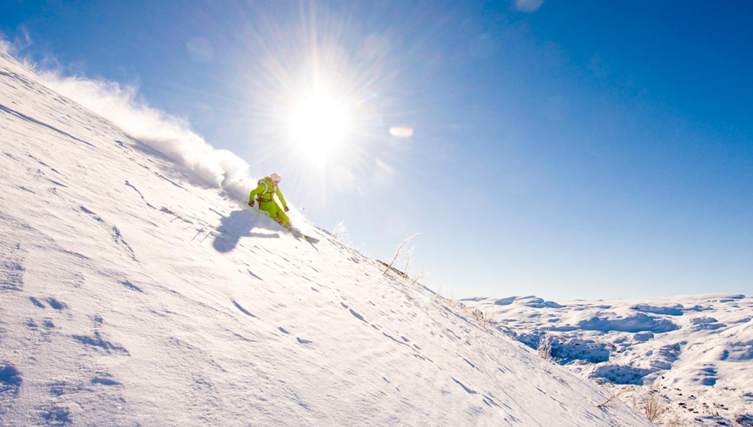 alpinkjøring på Haukelifjell skisenter