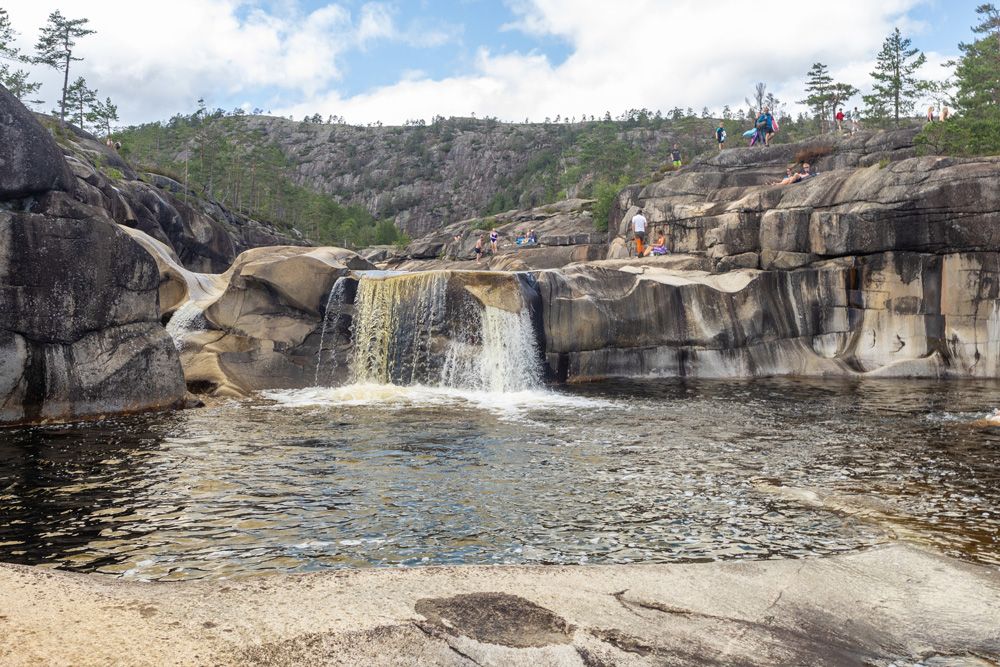 the pot holes in Nissedal