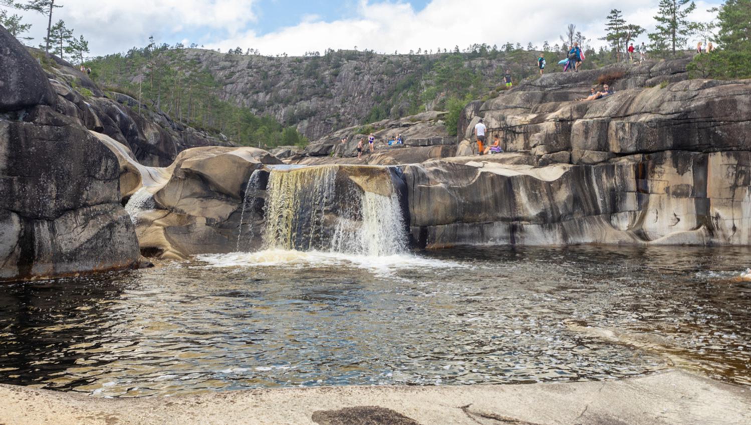 the pot holes in Nissedal
