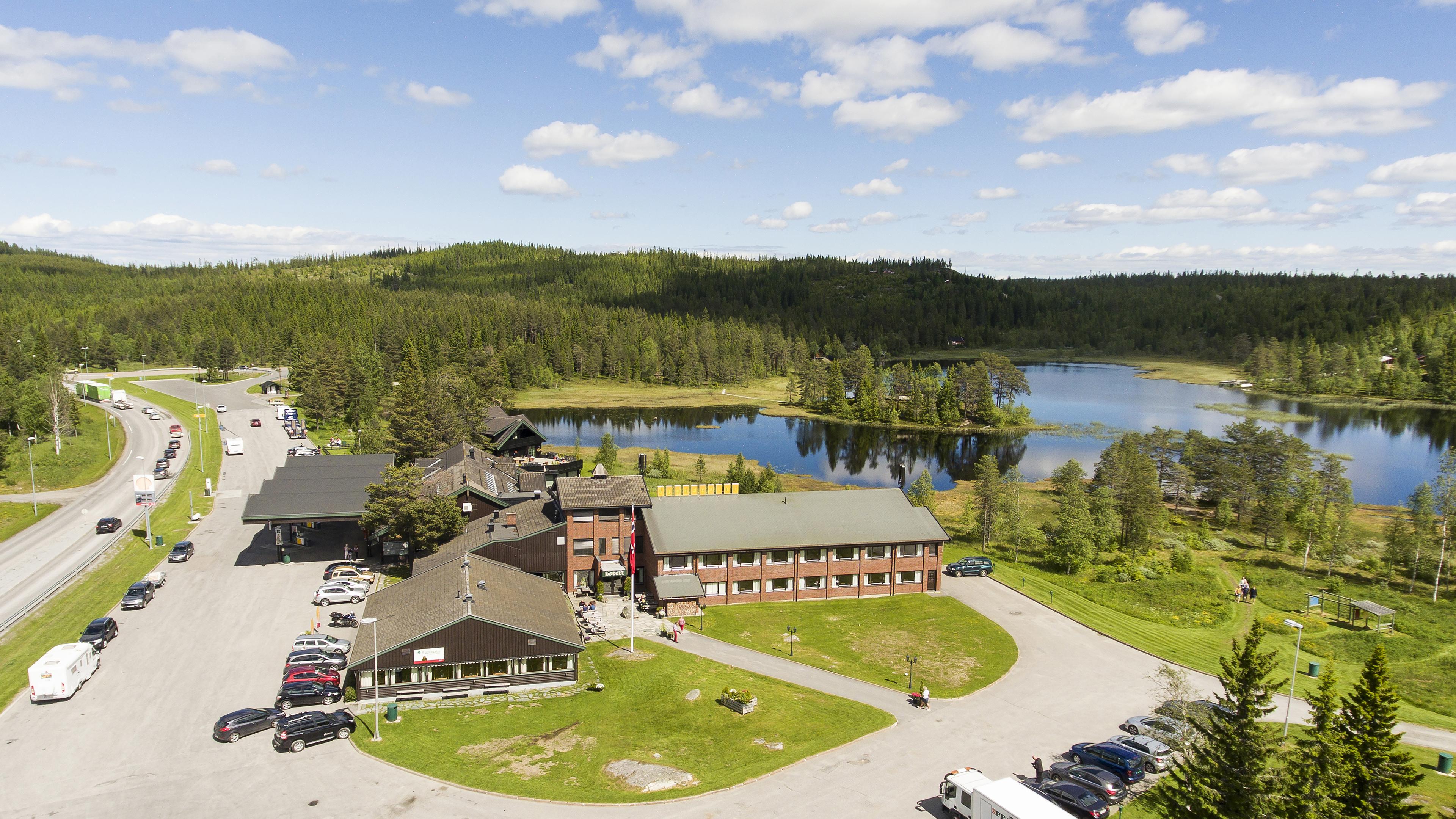 Lygnasæter Hotell, dronebilde