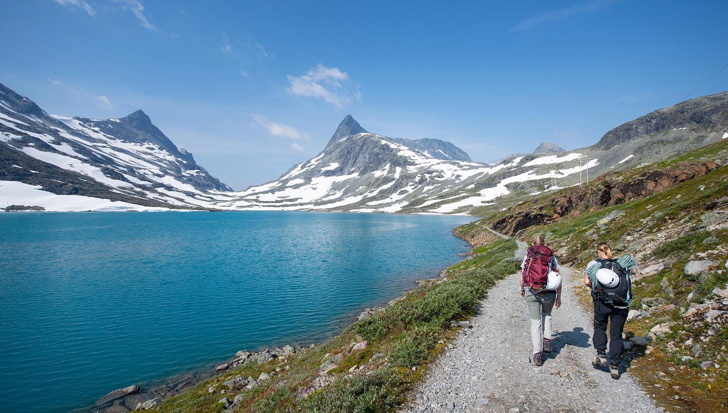 Vandrere i Jotunheimen