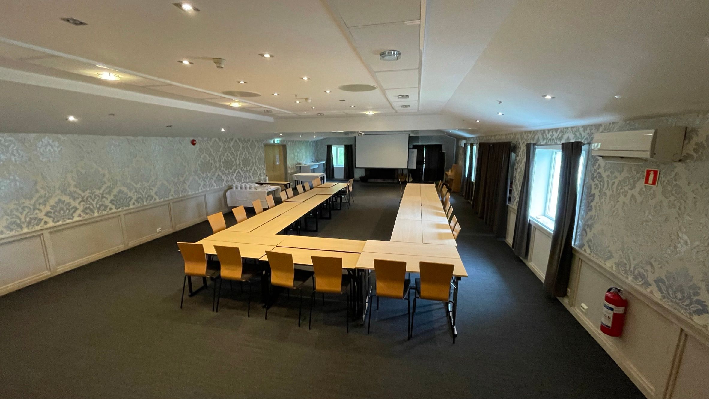 Konferanserom i Ventilene Viste Strandhotell