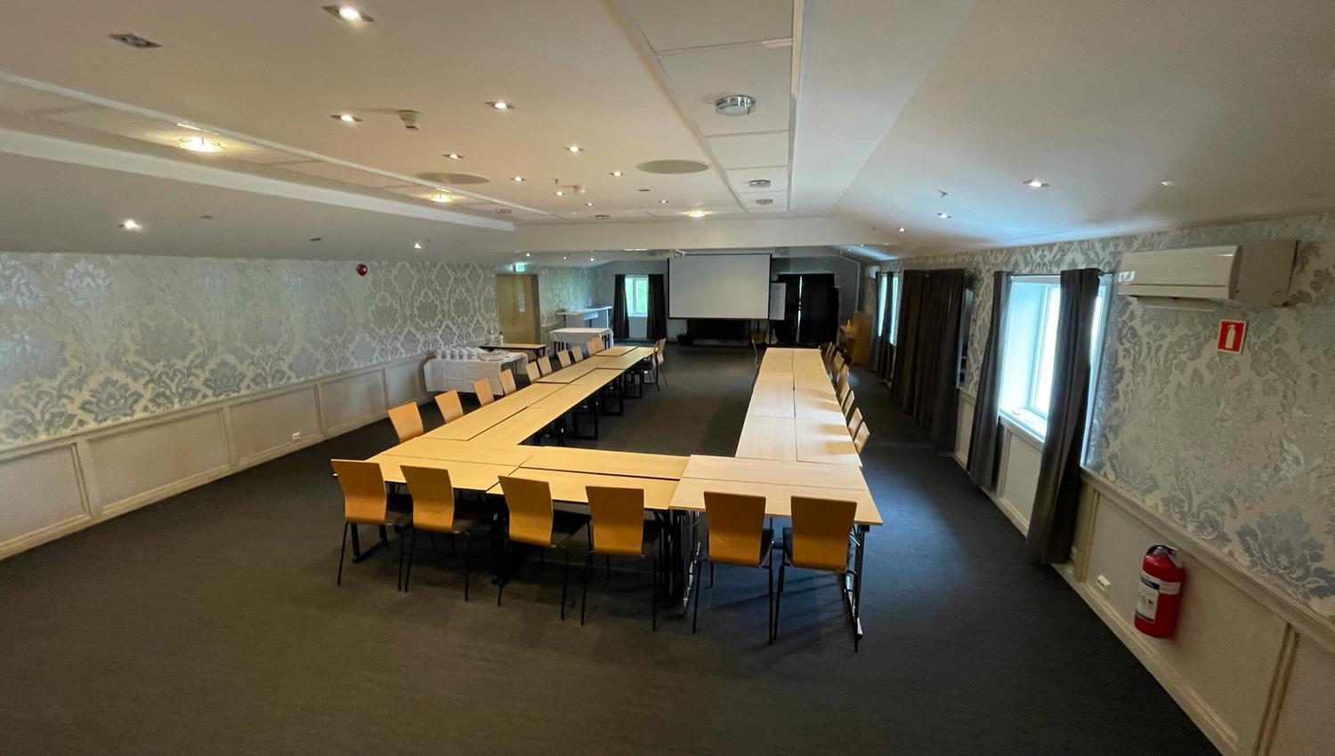 Konferanserom i Ventilene Viste Strandhotell