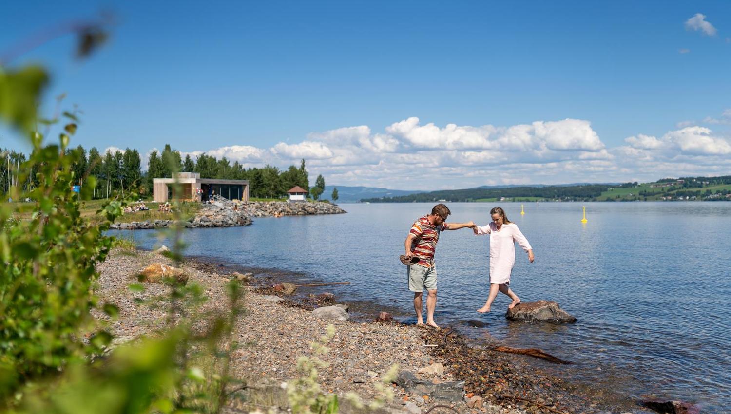 Fredevika i Gjøvik ved Mjøsa