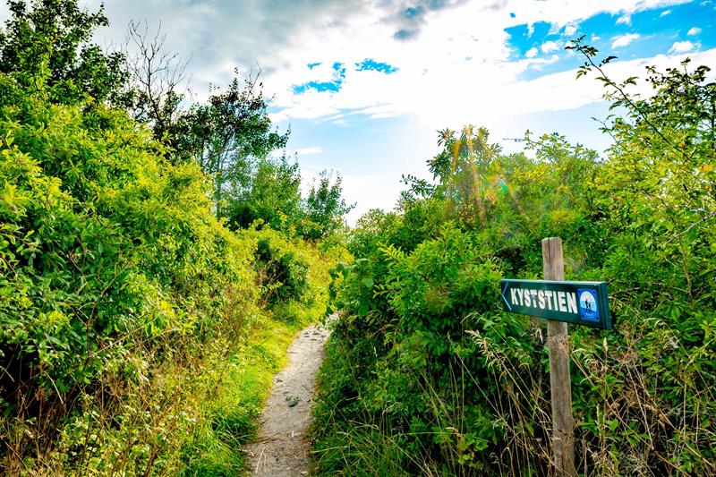 Coastal trail sign