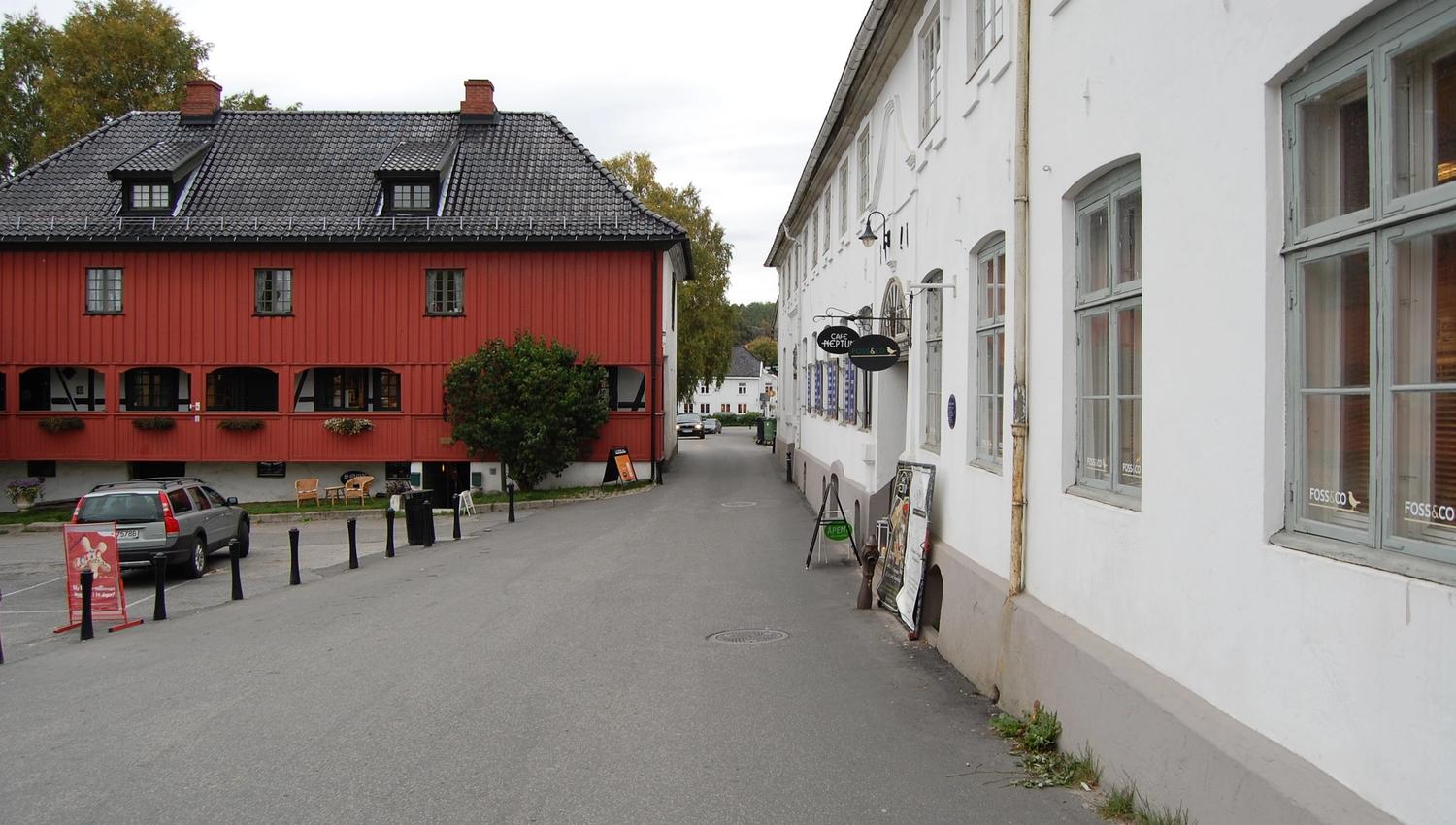 Thornegården og "tranga" i Son