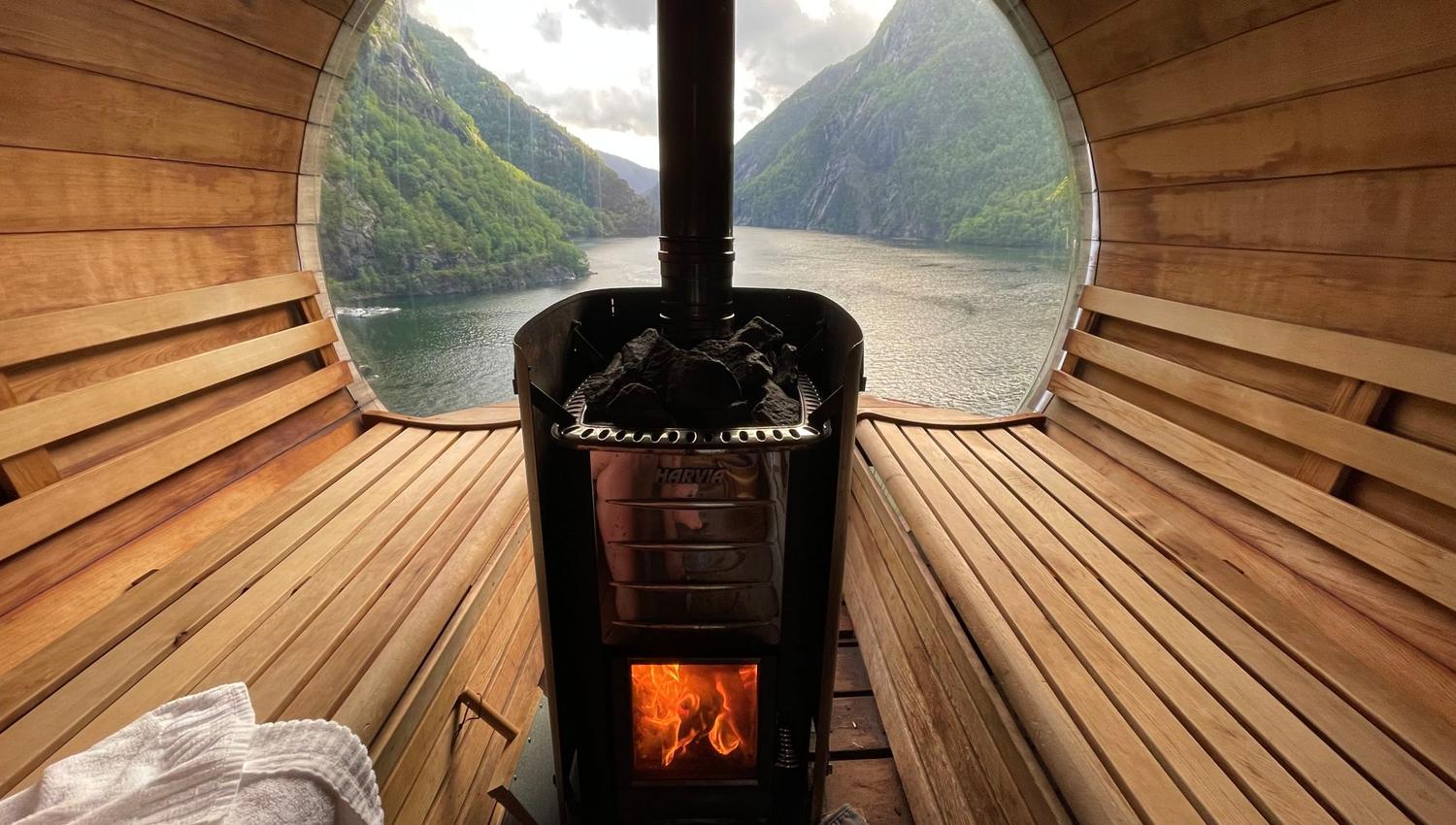 Heit Åkrafjorden Sauna