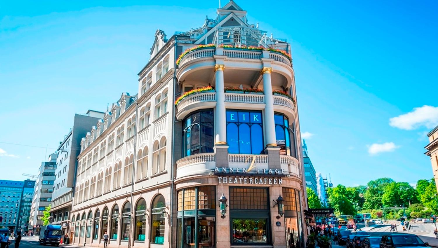 Fasade Hotel Continental, Oslo.