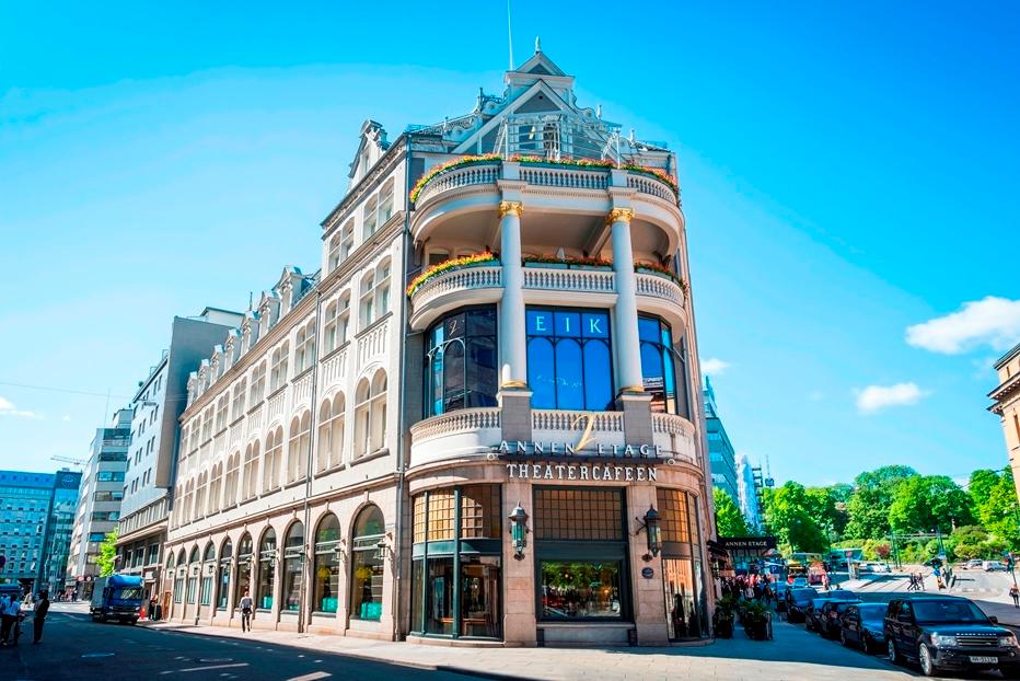 Fasade Hotel Continental, Oslo.