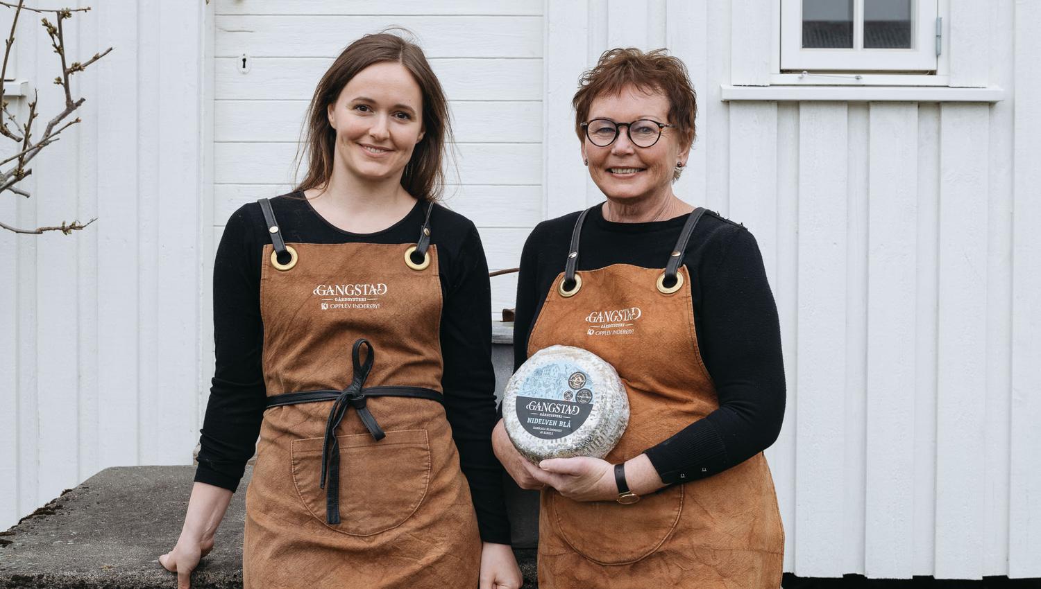 Astrid sammen med svigerdatter Maren