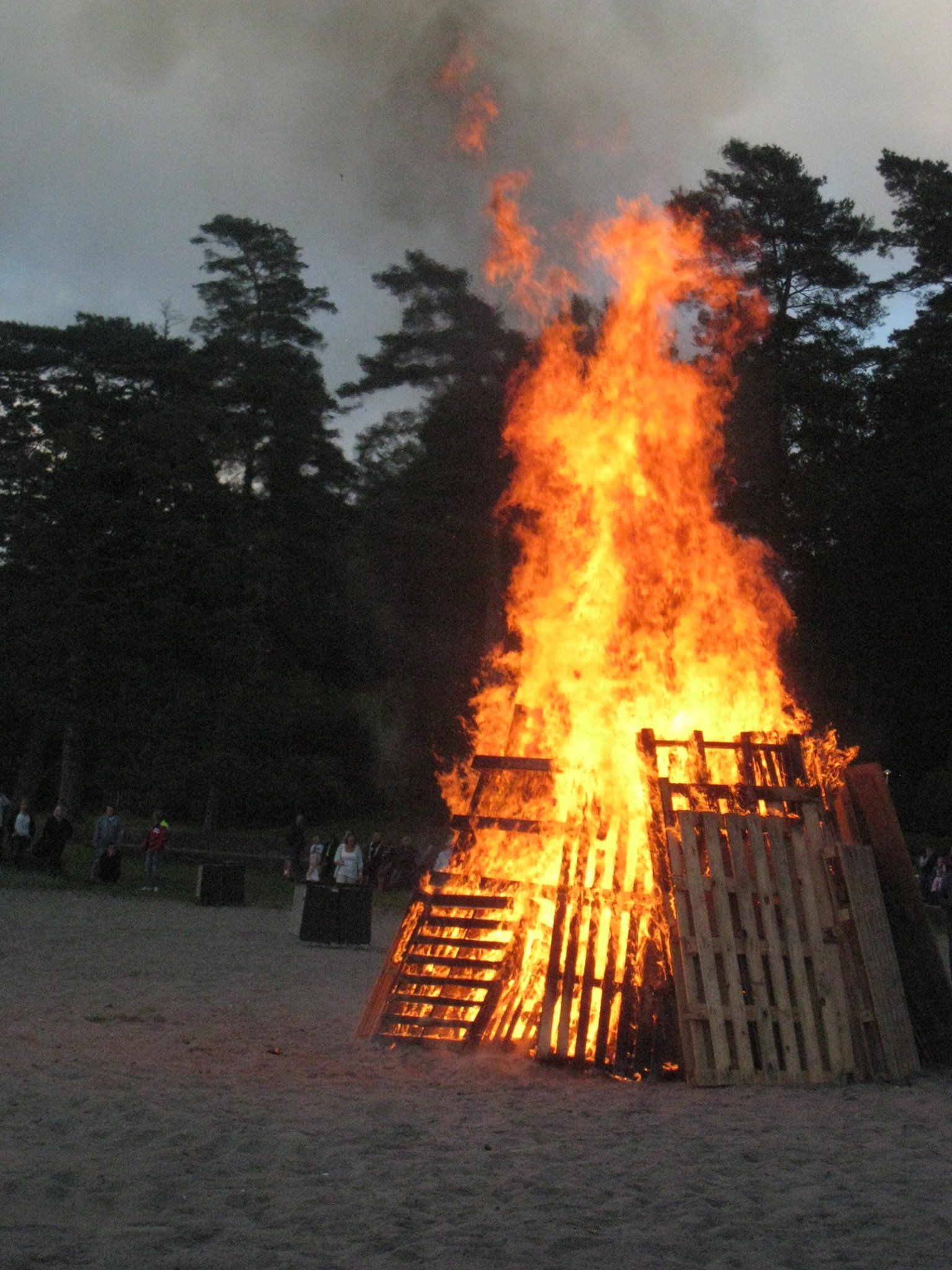 Big St. Hans bonfire at Vøra Camping