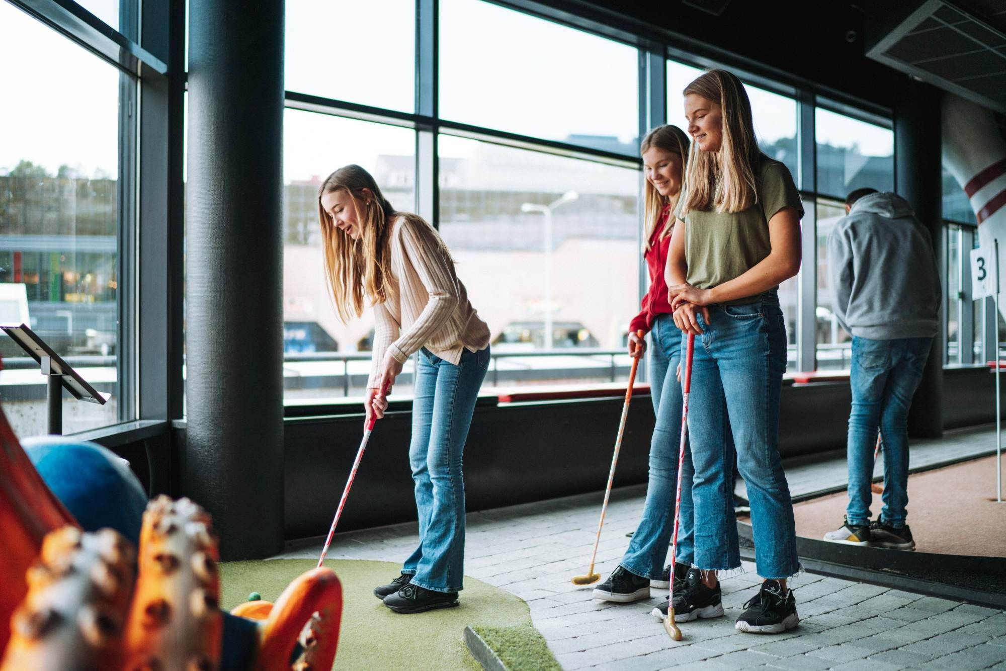Minigolf på Vestkanten i Bergen