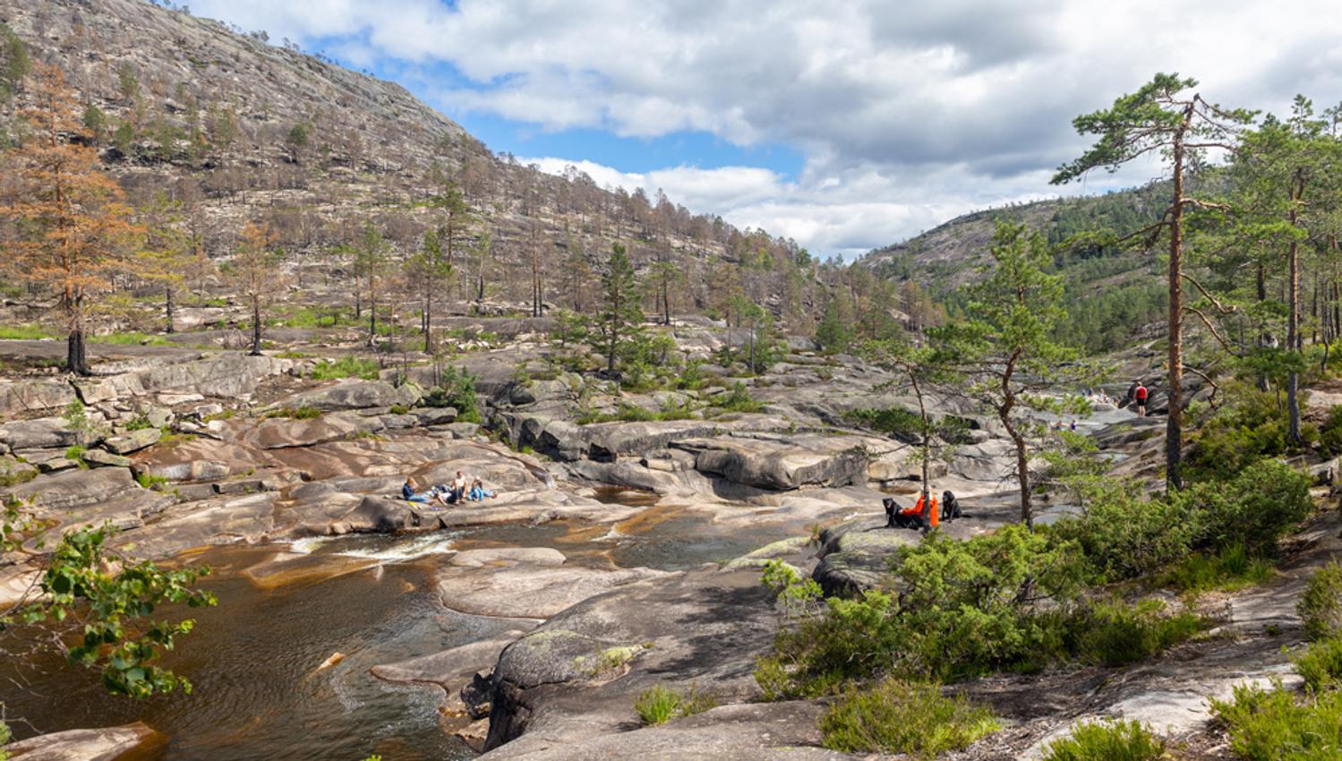 the pot holes in Nissedal