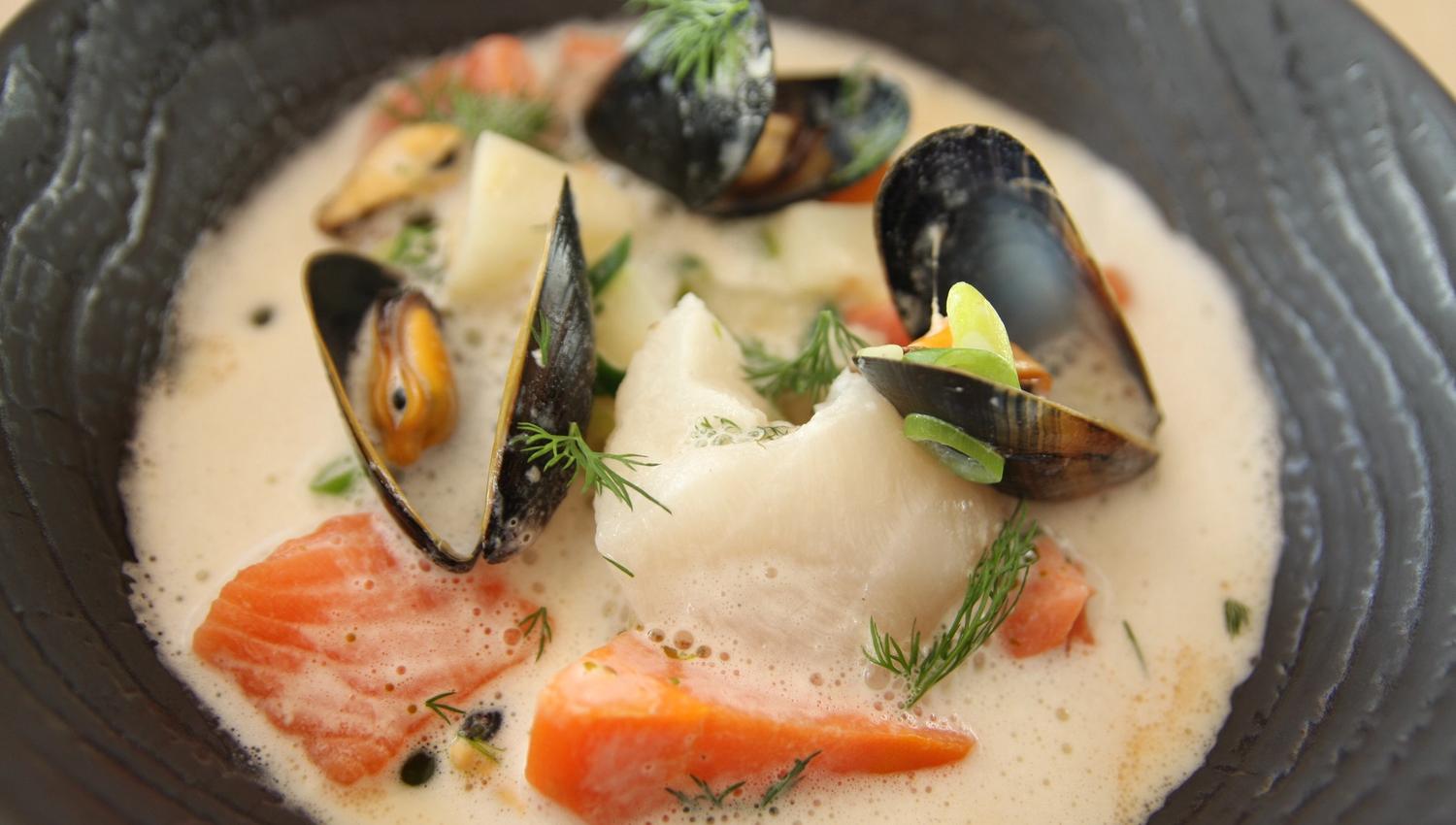 smakfulle rom fiskesuppe