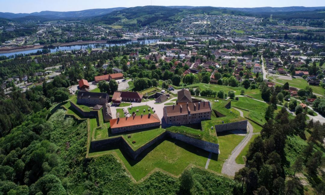 Kongsvinger Festning - Dronebilde