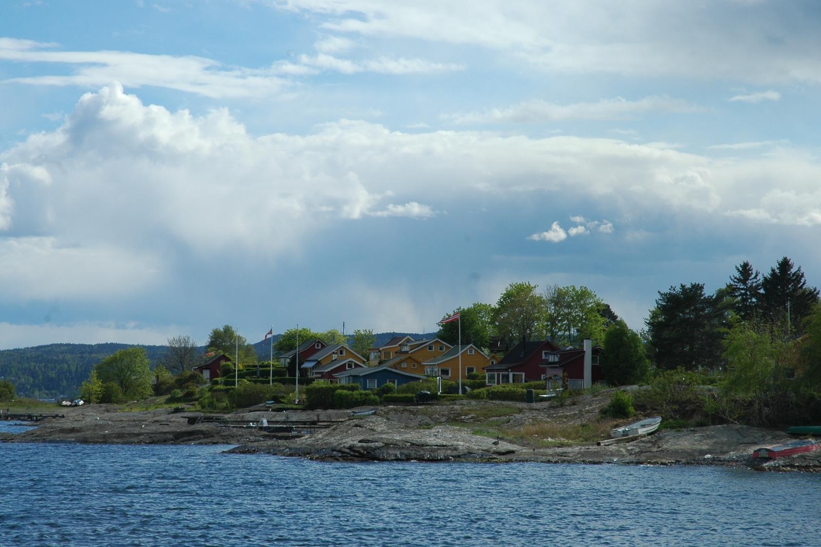 Nakholmen seen from the fjord.