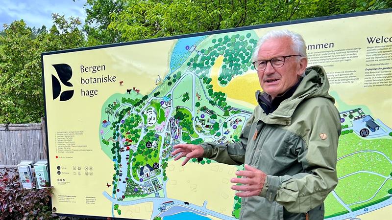 Omvisning Botanisk hage Fredrik Sørvig