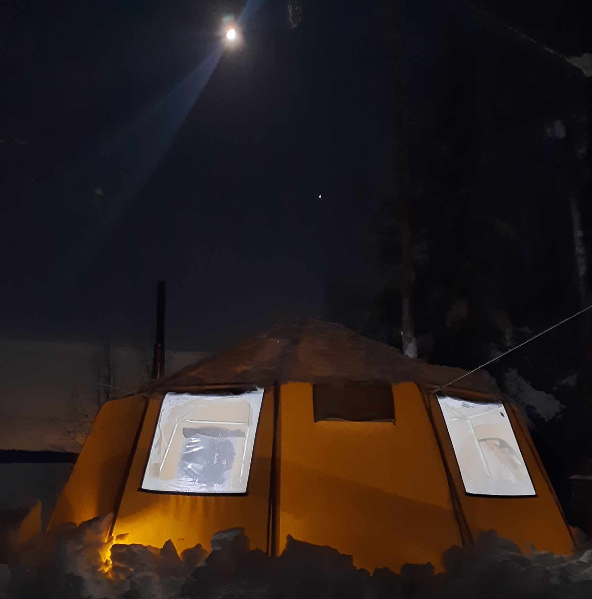 Outdoor Finnskogen Camp Steinreisberget vinter