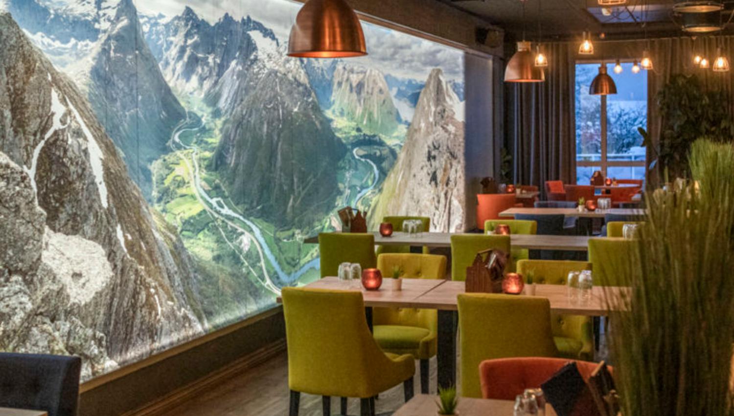 Restaurant La Vue at Grand Hotel in Åndalsnes