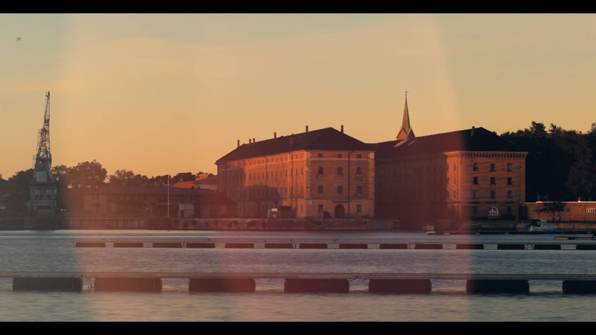 Nature picture over the water