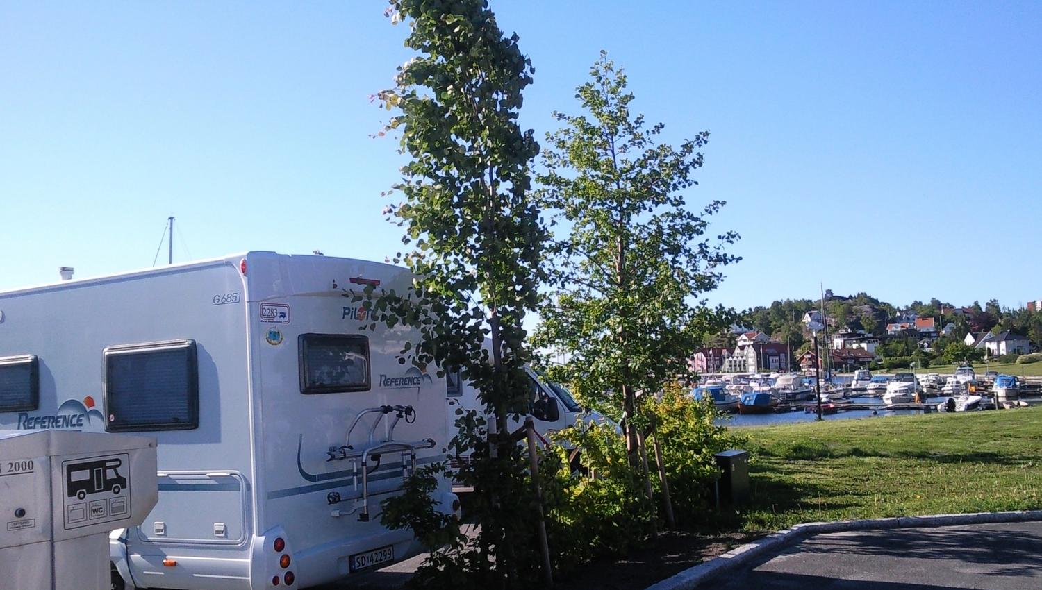 Motorhome at Sandefjord Motorhome Park