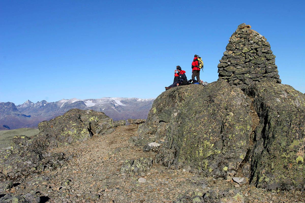 Mugnetinden - på toppen