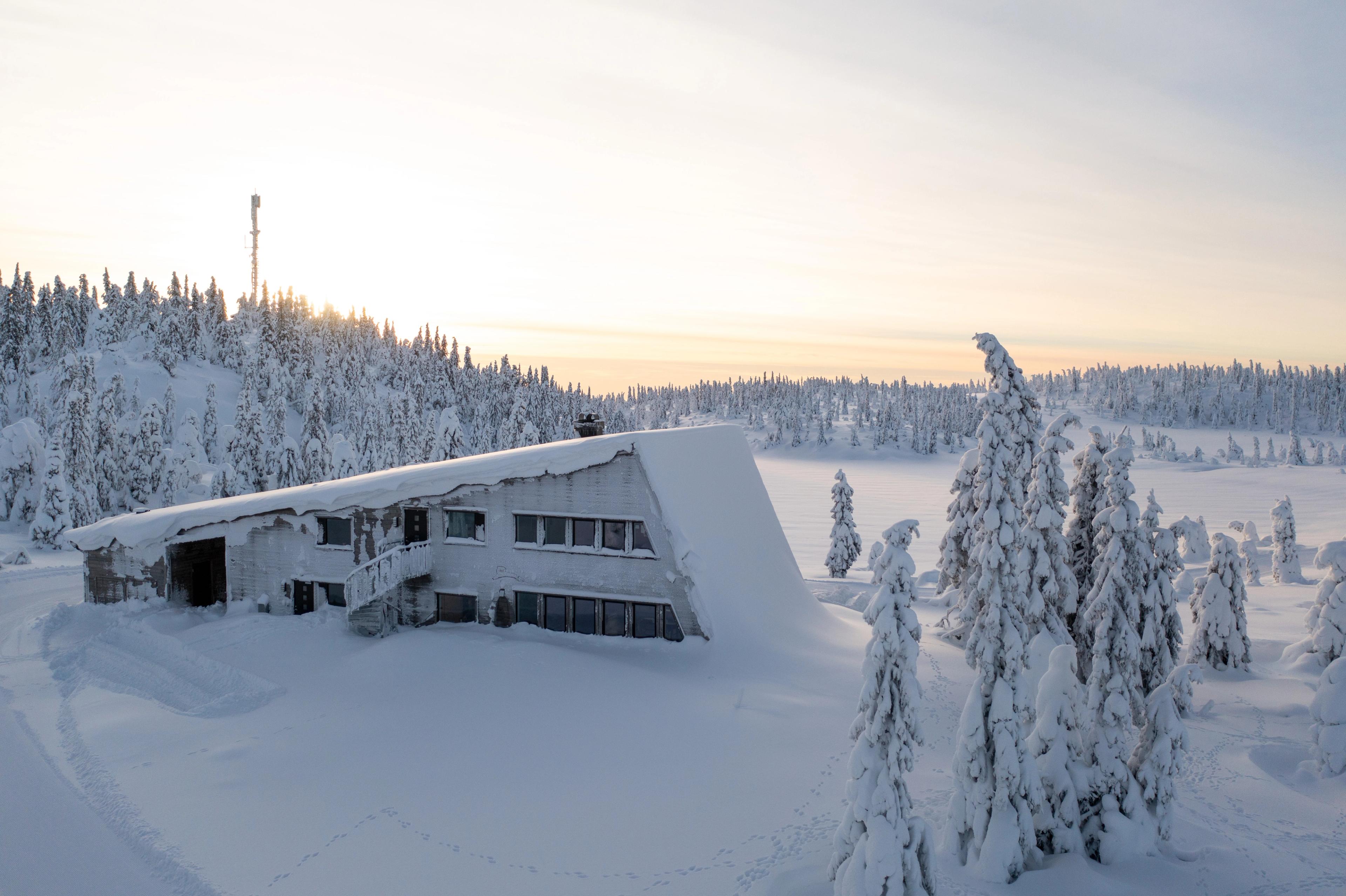 Rausteinshytta, Totenåsen, Østre Toten, Skihytte,